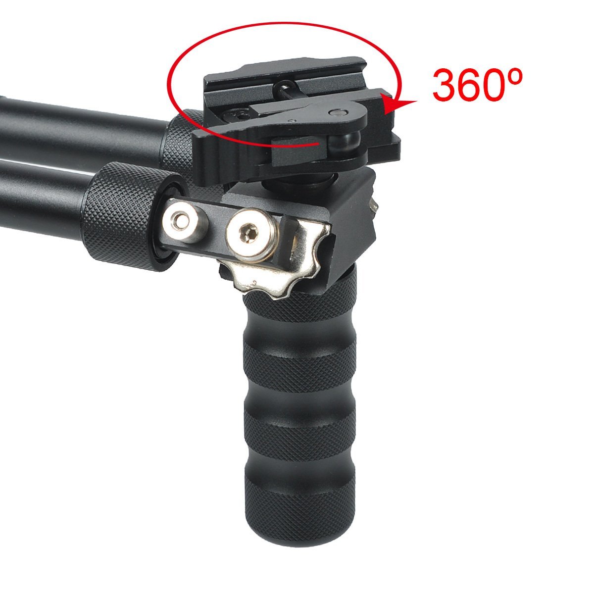 Bipod Vertical Grip Attachment for our CNC QD Model Bipods Bipods &amp; Monopods Green Blob Outdoors 