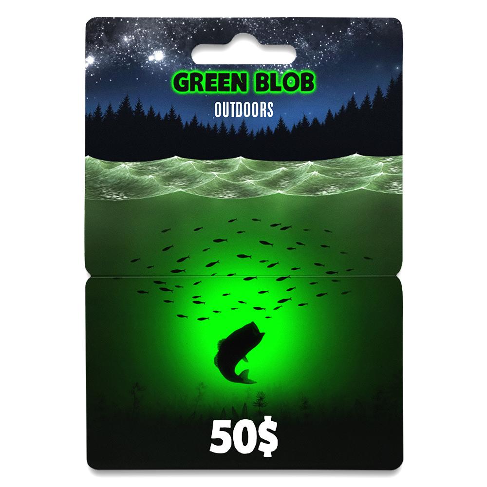 GBO Gift Card Gift Cards Green Blob Outdoos $50.00 