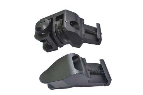 Green Blob Outdoors Tactical (45 Degree Rigid) Front and Rear 45 Degree Rapid Transition Sight Set BUIS Backup Offset Iron Sights Sights Green Blob Outdoors 