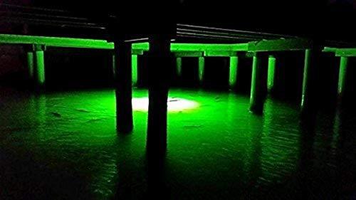 Green Blob Underwater Fishing Light for Docks 7500 Lumen, 110 VAC with 30ft Cord Fishing Lights Green Blob Outdoors 