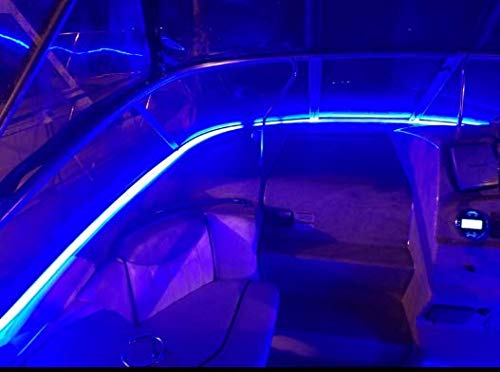 LEDeXTREME Caribean Blue 15000 Lumen LED Strips IP68 Waterproof LED Strips Green Blob Outdoors 