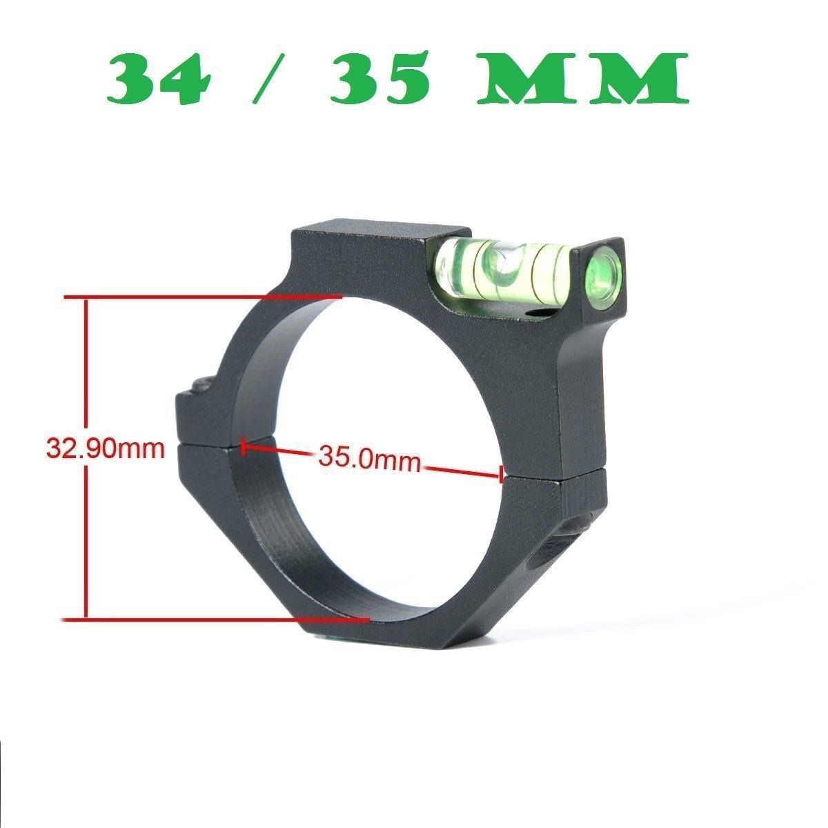 34mm-35mm Anti-Cant Rifle Scope Tubes Bubble Level for Scope Rings ...