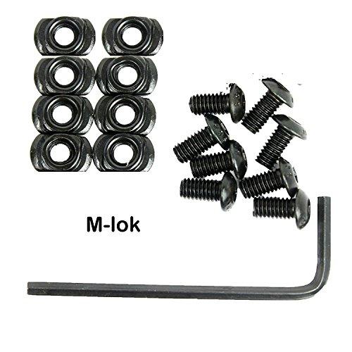 4 - Pack Polymer Hand Guard Rail Section Kit L2 L3 L4 L5 Caming T - Nuts, - Green Blob Outdoors