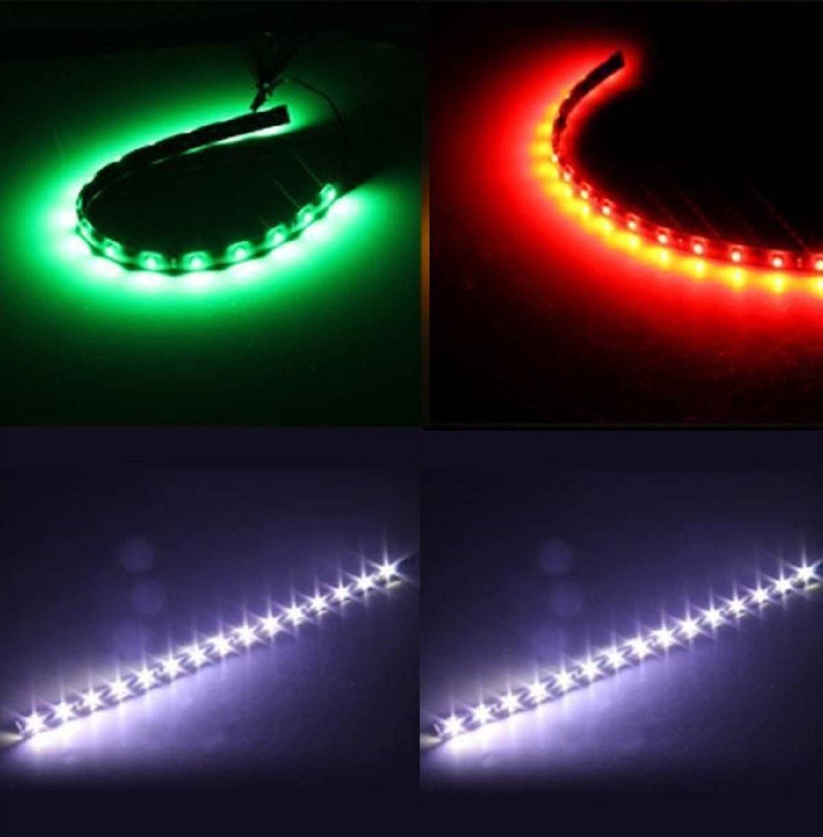 Boat Lights LED Navigation Light Kit for both Stern and Bow - Green Blob Outdoors