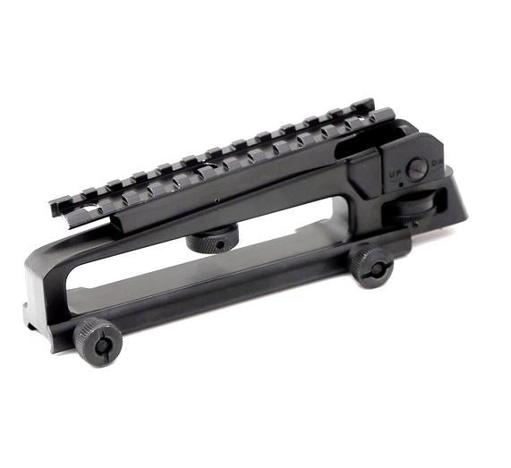 Carry Handle A2 Optics Top Rail with Same Height Front Sight Post - Green Blob Outdoors