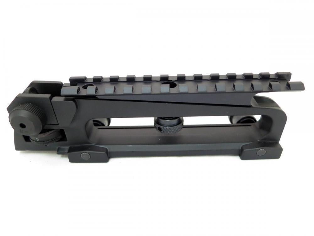 Carry Handle with A2 Picatinny Optics Top Rail with High Profile Front Sight Post - Green Blob Outdoors