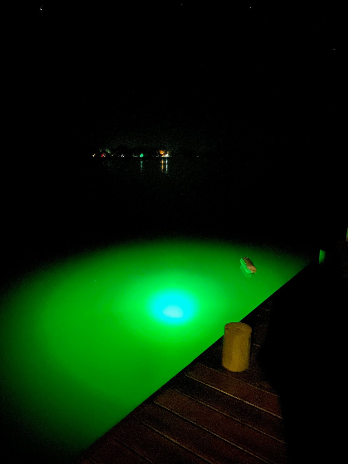 Dock 30,000 Lumens Green Underwater Fishing Light - Green Blob Outdoors