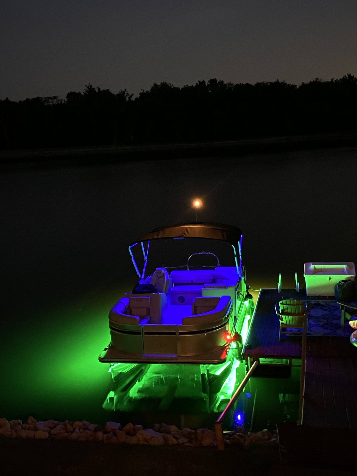 Dock 7,500 Lumens Green Blob Underwater Fishing Light - Green Blob Outdoors