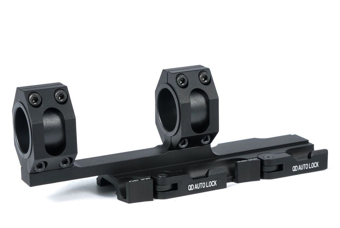Extended QD Scope Rings Mount Top Rail Extended 30mm 1 inch Rings ...