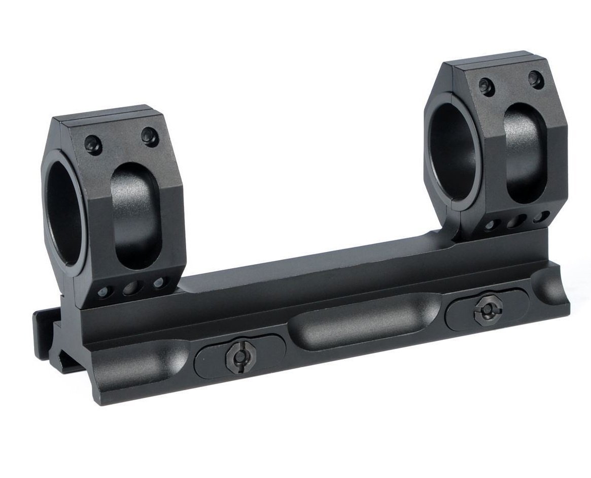 Extended QD Scope Rings Mount Top Rail Extended 30mm 1 inch Rings - Green Blob Outdoors