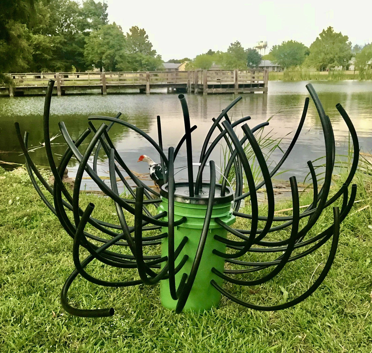 Fish &#39;N A Barrel Underwater Artificial Fishing Habitat Fish Attractor - Green Blob Outdoors