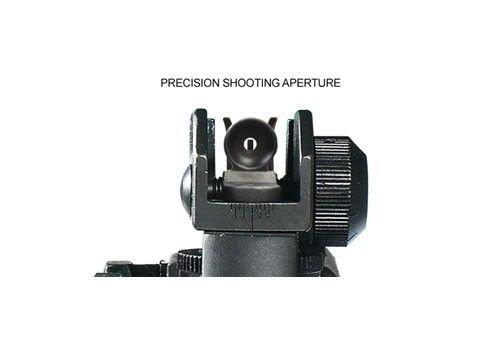 Green Blob Outdoors AR15 Match Grade Detachable Rear Sight with Full Range Windage and Elevation Adjustment - Green Blob Outdoors