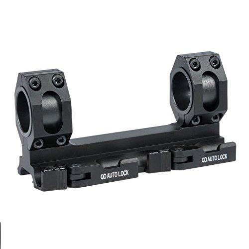 Green Blob Outdoors GBO-QD-BLK Scope Rings Mount Top Rail 30mm - 1 inch Ring Tactical Recon for Burris, Nikon, Leupold, Vortex, UTG, - Green Blob Outdoors