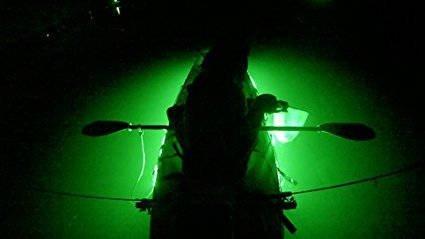 Green Blob Outdoors Underwater Fishing Light 7500 Lumen for Boats includes Alligator Clips &amp; Cigarette Lighter  w/ 30ft Cord, - Green Blob Outdoors