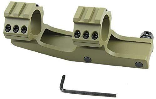 Green Blob Tactical Olive Drab Green 30mm / 1 inch Dual Ring Cantilever Scope Mount for Lasers, Flashlights, Nikon, Leupold, Vortex, Burris - Green Blob Outdoors