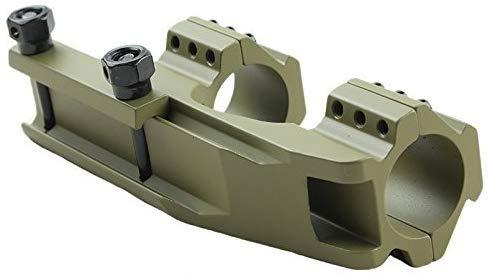 Green Blob Tactical Olive Drab Green 30mm / 1 inch Dual Ring Cantilever Scope Mount for Lasers, Flashlights, Nikon, Leupold, Vortex, Burris - Green Blob Outdoors