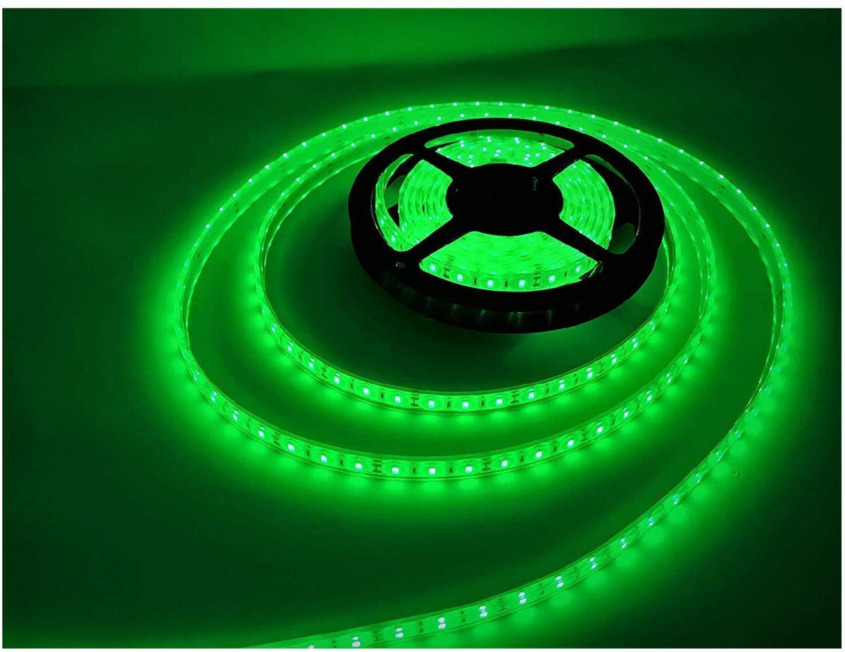 High Power Underwater LED Outdoor Light Strips 5 Meters SMD5630 IP68 - Green Blob Outdoors