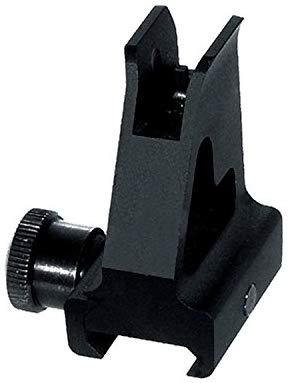 Iron Sights M4 AR15 Rear &amp; High Profile Front Sight for Lower Gas Blocks - Green Blob Outdoors