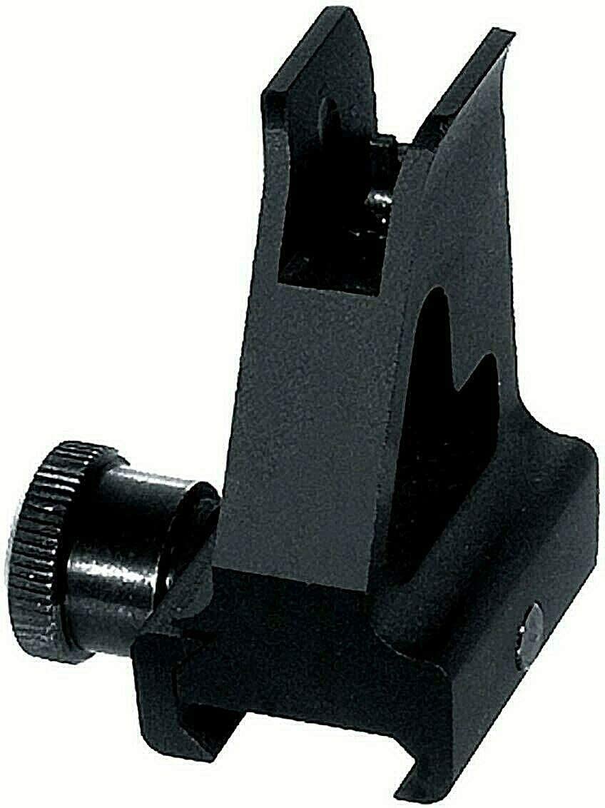 Iron Sights Rear &amp; Low Profile Same Plain Front Sight for Flat Top Rails - Green Blob Outdoors