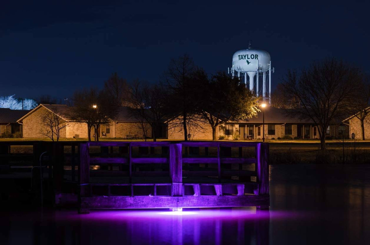 Multi Color Color Changing Dock15000 Underwater Fishing Light with Remote Control - Green Blob Outdoors