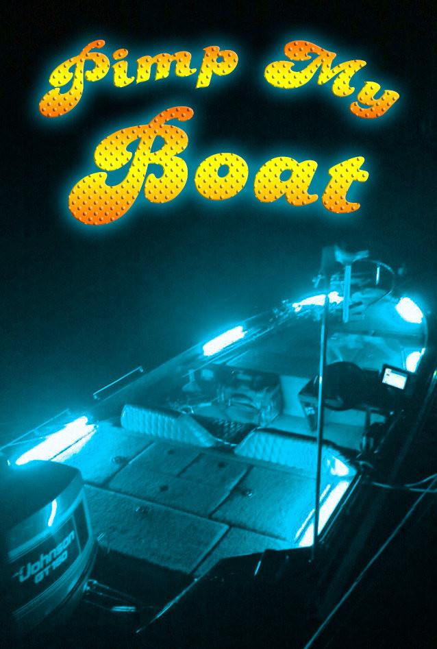 Pimp My Boat (Blue) LED Boat Deck Lighting Kit DIY with Red &amp; Green Navigation lights - Green Blob Outdoors