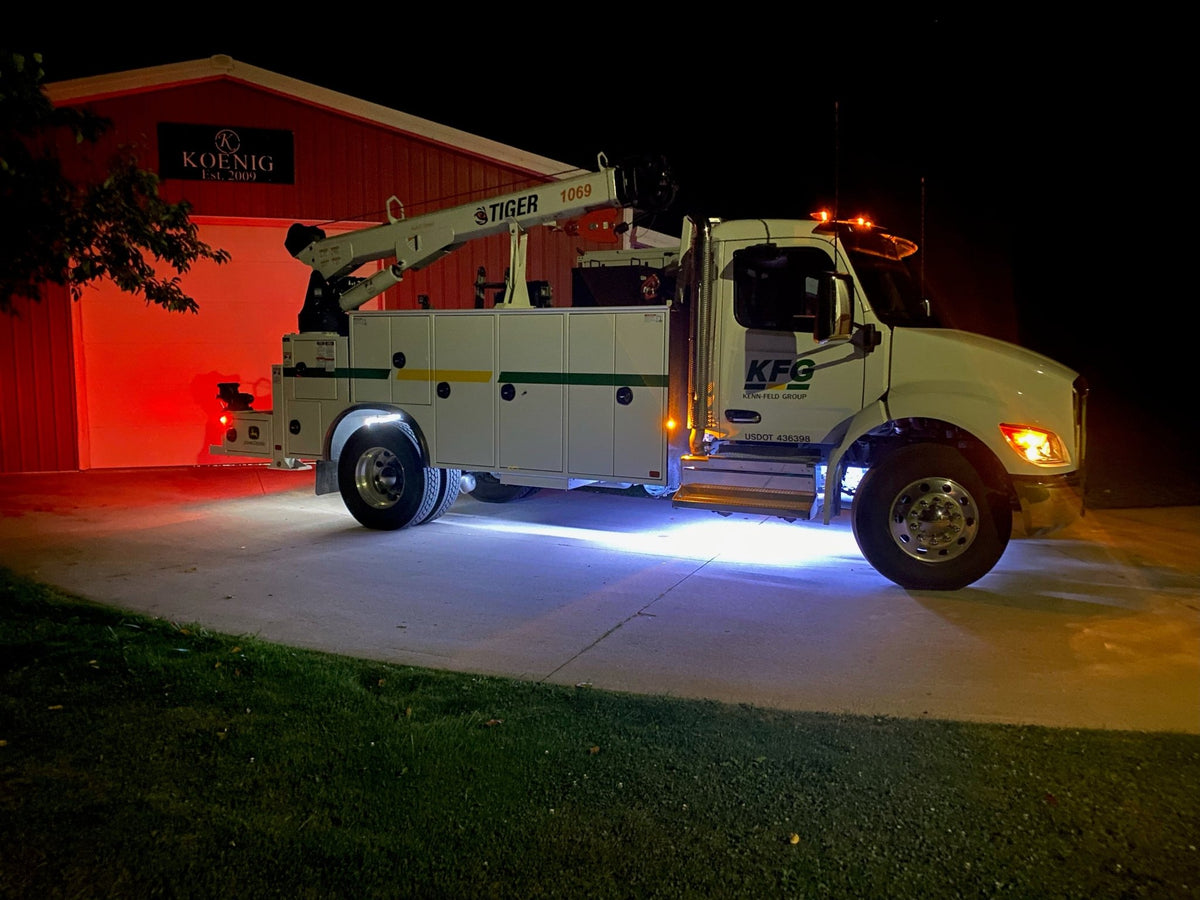 Pimp My Boat Trailer, Travel Trailer, RV Multi - Color Waterproof Under Glow LED Lighting Kit with Remote - Green Blob Outdoors