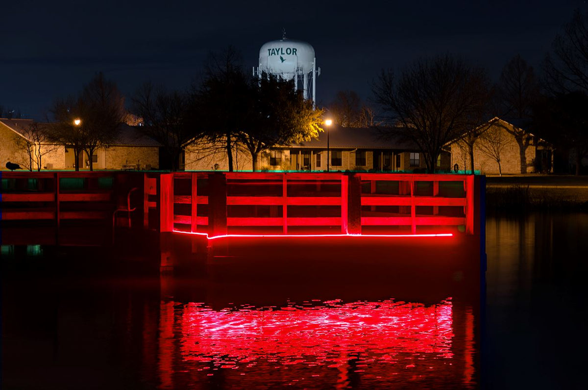 Pimp My Dock 50ft Length DIY Neon Multi - Color, Color Changing Premium LED Under Dock Accent Lighting Kit IP68 Completely Waterproof - Green Blob Outdoors