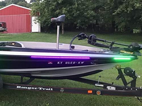 Pimp My Fishin Boat UV Bass Boat LED Light kit for Night Fishing - Green Blob Outdoors