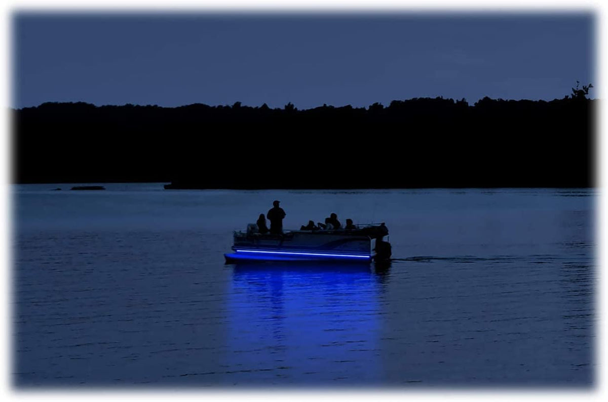 Pimp My Pontoon Multi - Color LED Under Deck Lighting - Green Blob Outdoors