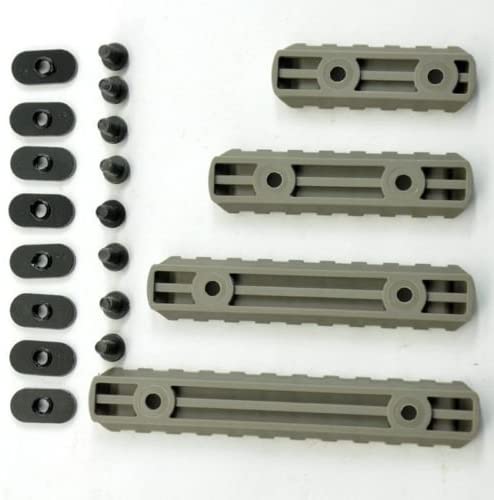 Polymer Rail Section Kit for Handguards L2 L3 L4 L5 Sizes - Green Blob Outdoors