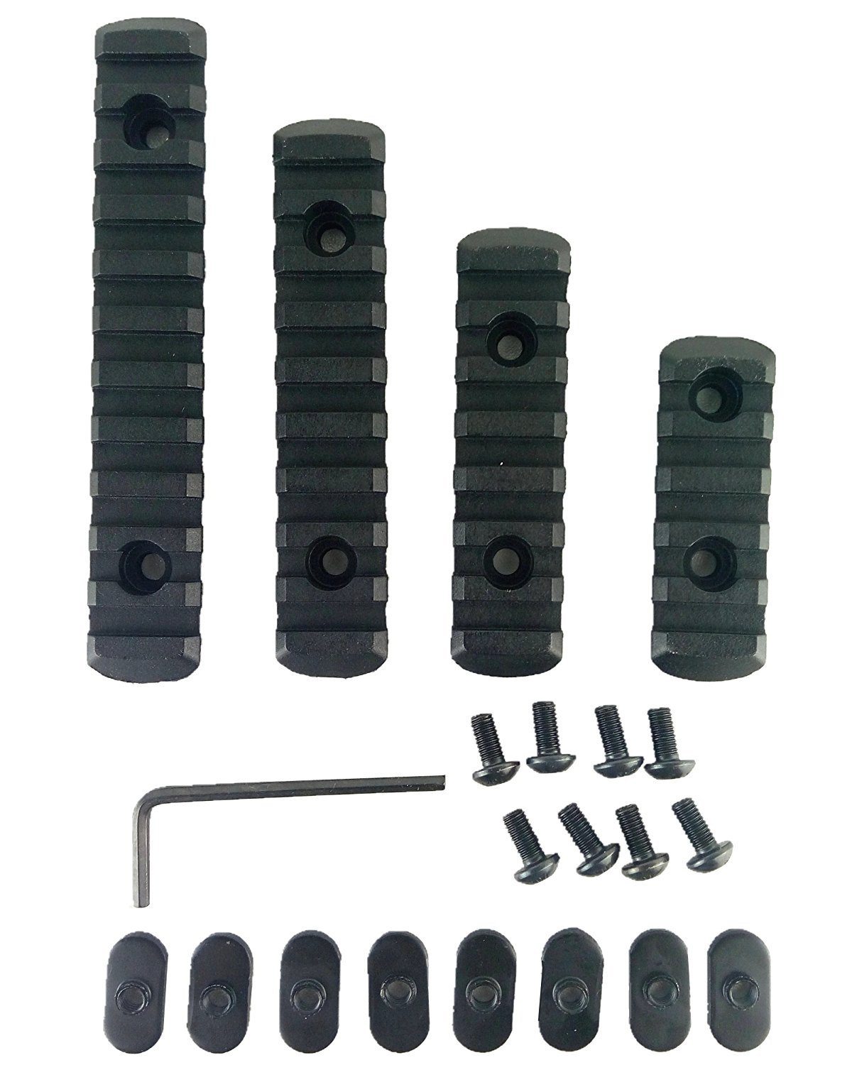 Polymer Rail Section Kit for Handguards L2 L3 L4 L5 Sizes - Green Blob Outdoors