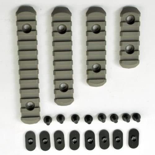 Polymer Rail Section Kit for Handguards L2 L3 L4 L5 Sizes - Green Blob Outdoors