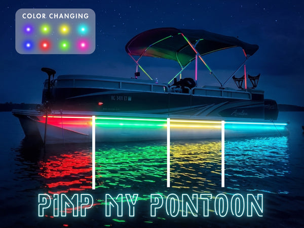 Pimp My Pontoon: Premium DIY Multi-Color LED Boat Underglow Kit