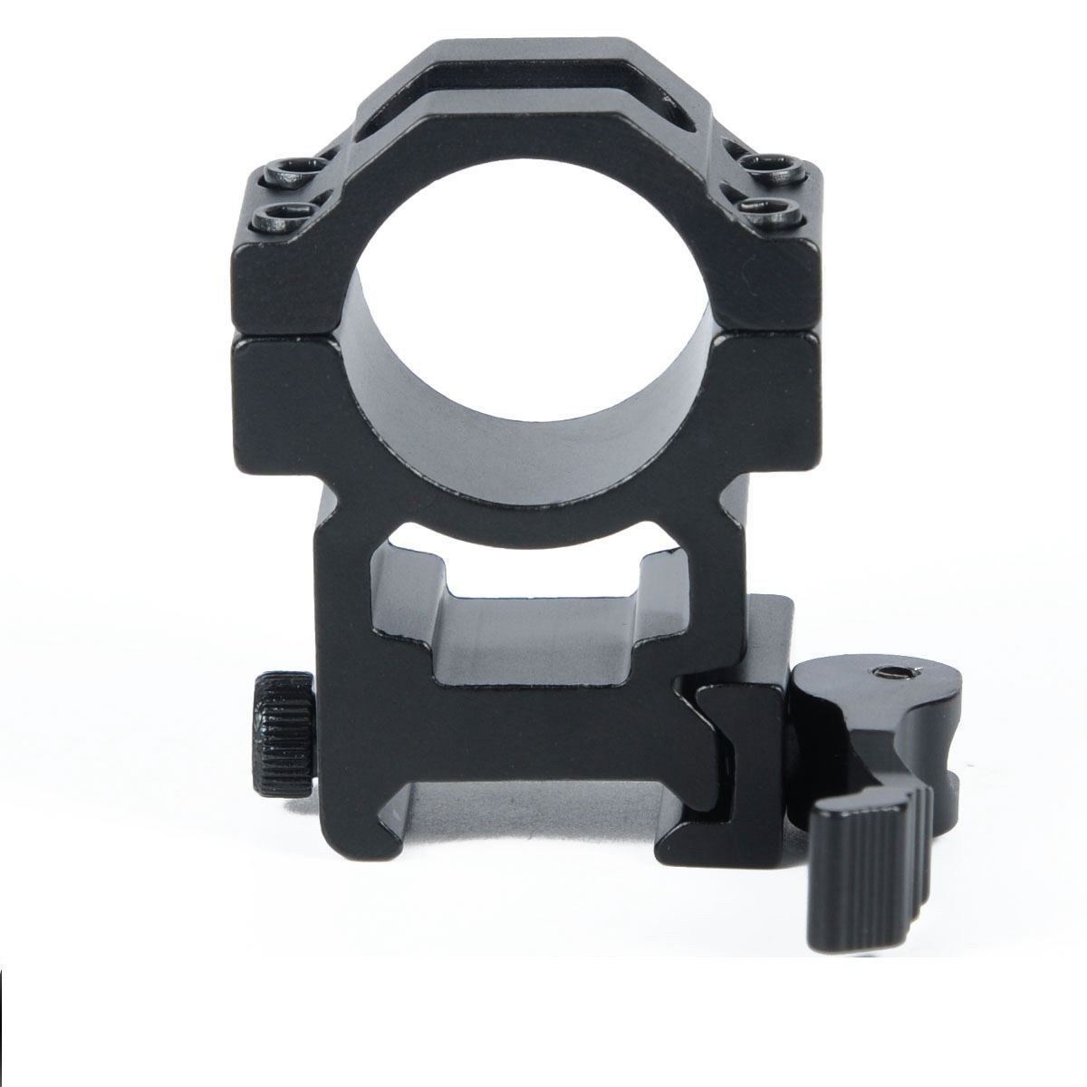 QD ( HIGH PROFILE ) 1&quot; SCOPE RING QD LEVER LOCK TACTICAL WEAVER PICATINNY MOUNT - Green Blob Outdoors