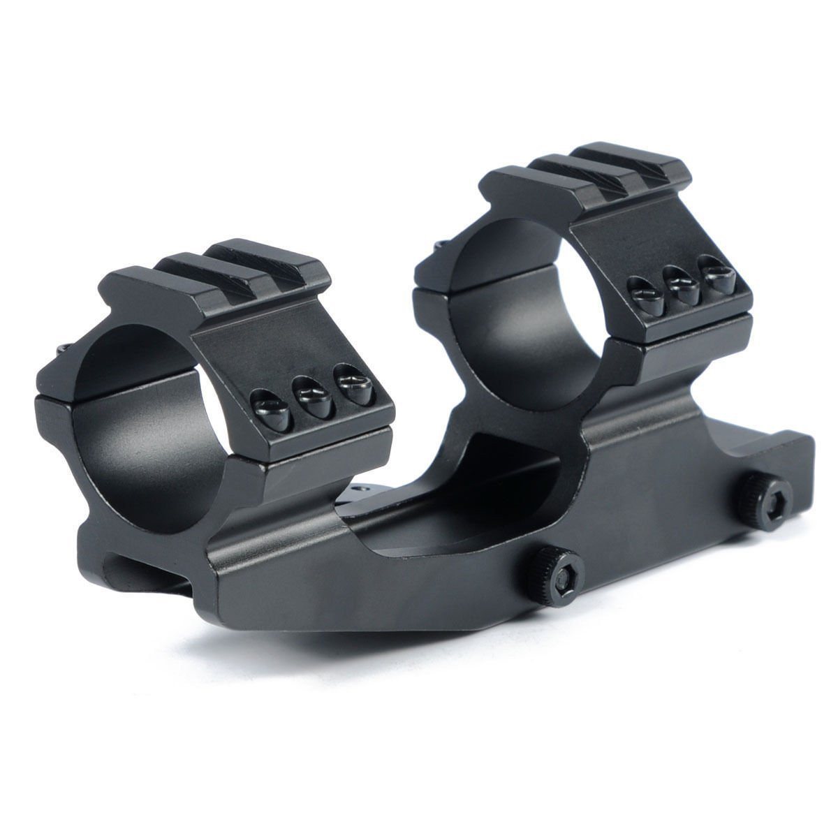 Scope Mount with QD Locking 30mm w 1 inch Inserts Scope mount Dual Cantilever - Green Blob Outdoors