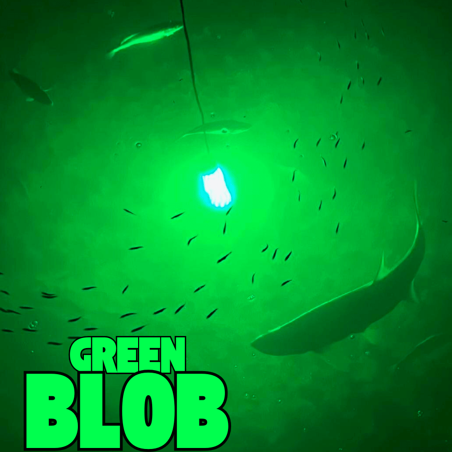 Solar Powered Underwater Fishing Light for Docks | Green Blob Outdoors New Solar Panel Kit | Bright Green Night Fishing Attractant for Snook, Shad, Bass &amp; Catfish – No Dock Power Needed! - Green Blob Outdoors