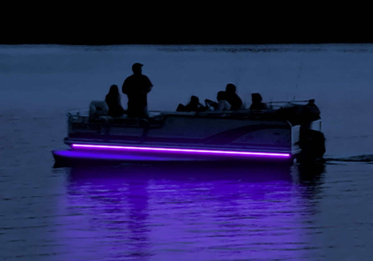 Ultra Violet UV Black Light LED Strips 12V Marine Boat Night Fishing - Green Blob Outdoors