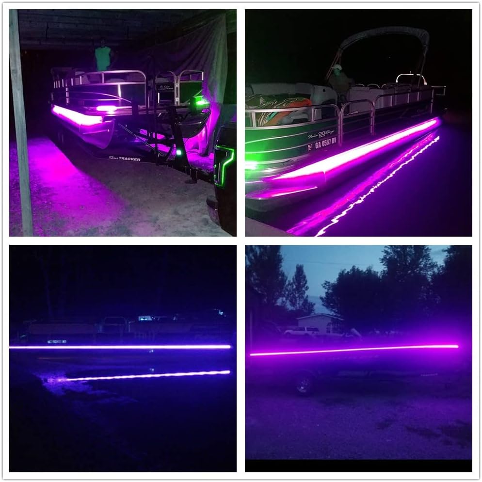 Ultra Violet UV Black Light LED Strips 12V Marine Boat Night Fishing - Green Blob Outdoors