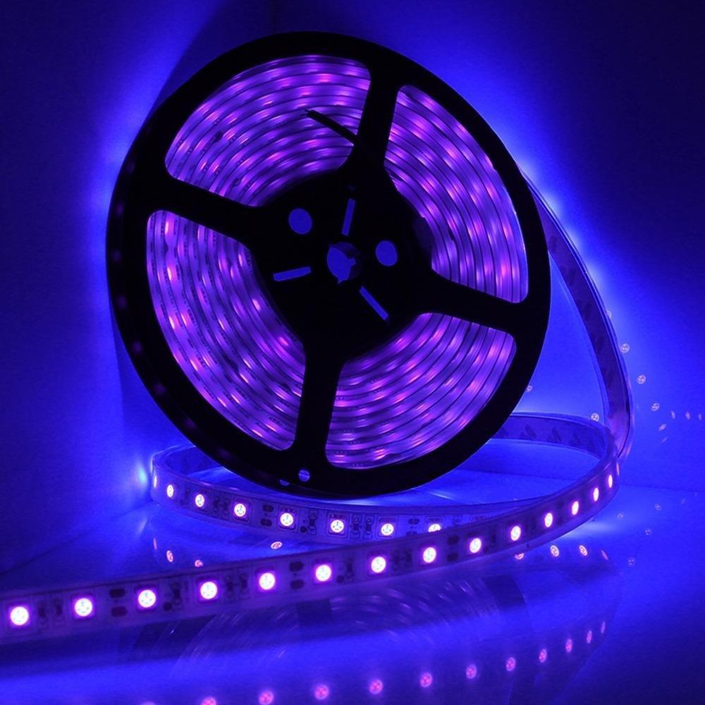 Ultra Violet, UV Night Fishing LED Light Strip, 16.5ft, 100% Waterproof - Green Blob Outdoors