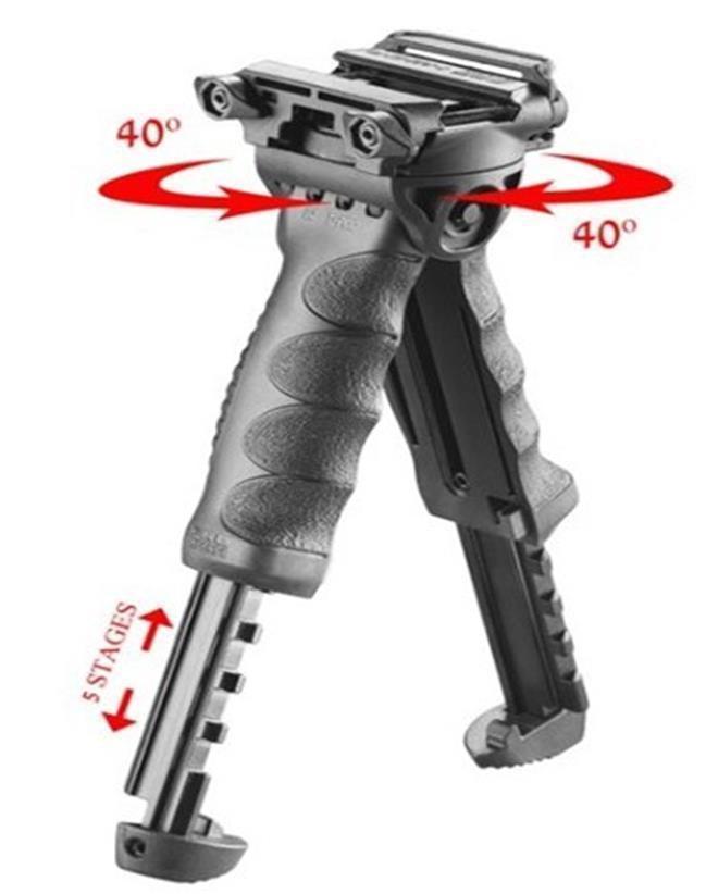 Vertical Rotating Bipod Forgrip T - Pod G2 - Green Blob Outdoors