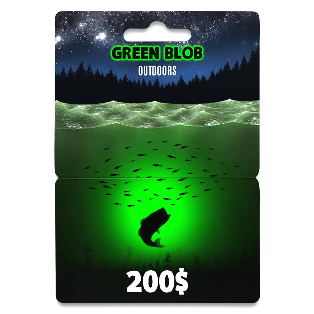 GBO Gift Card Gift Cards Green Blob Outdoos $200.00 