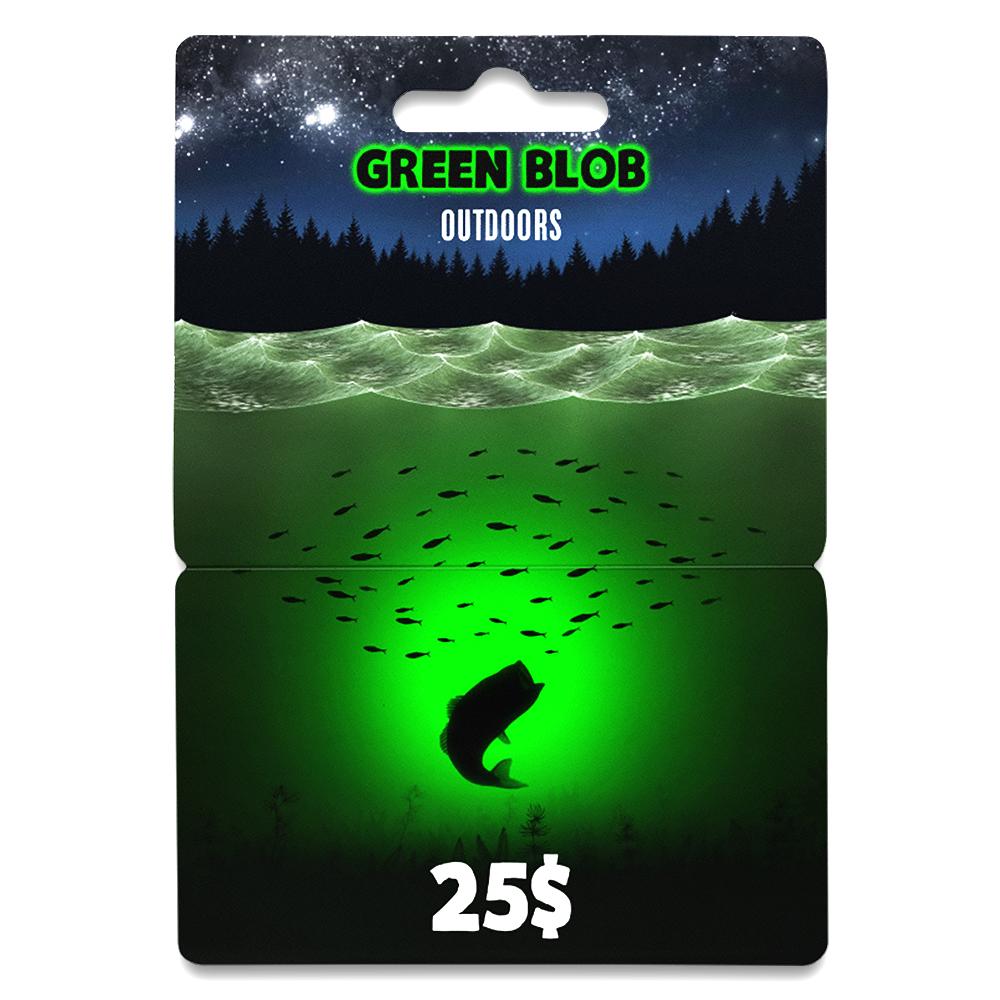 GBO Gift Card Gift Cards Green Blob Outdoos $25.00 
