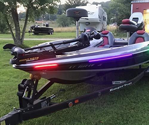 16ft LED UV LED Night Fishing Light LED Strip Ultraviolet boat bass fishing  12v