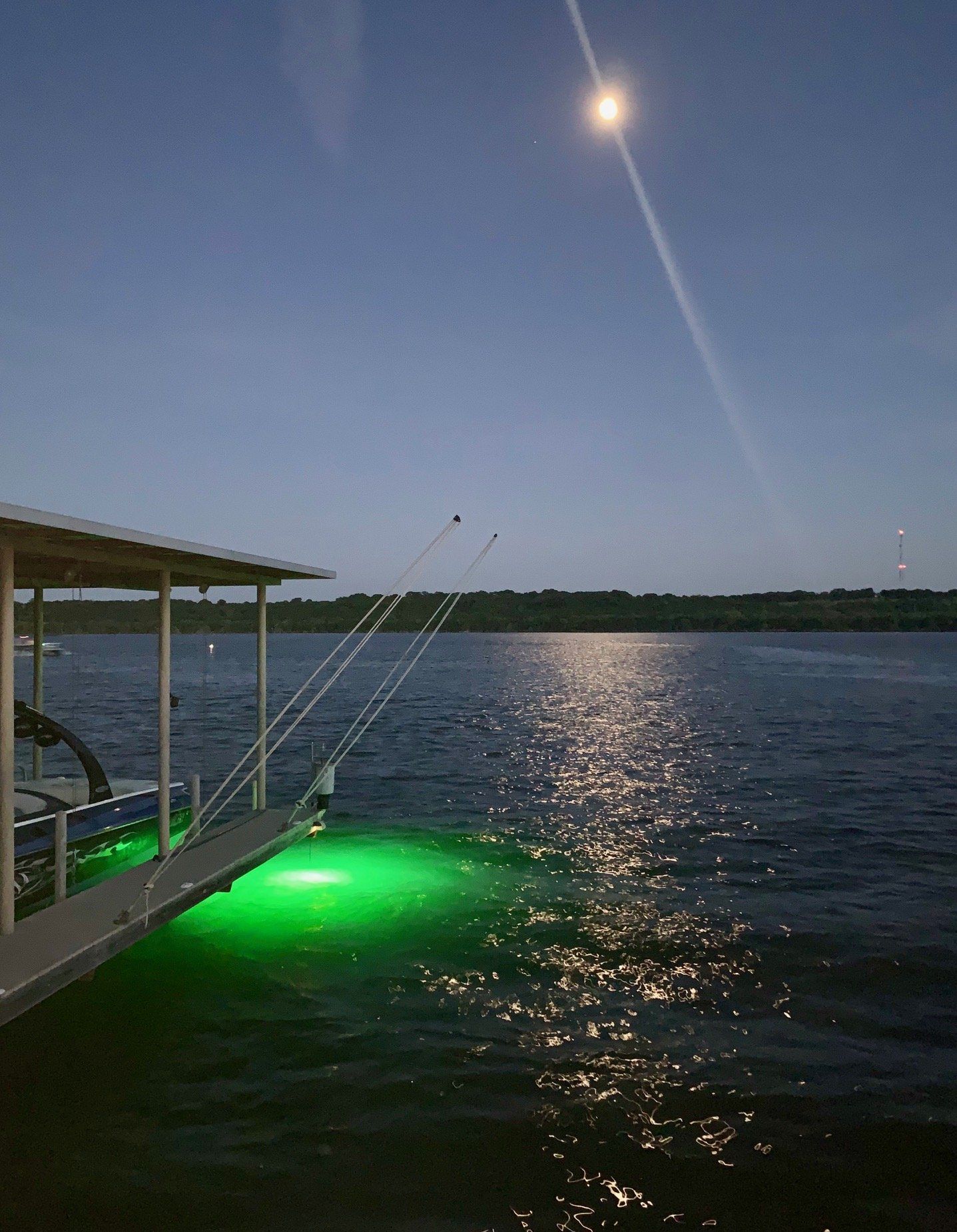 Green Underwater LED Fishing Lights, 20000 Lumens