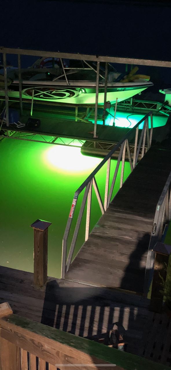 Green Blob Outdoors Brightest LED Underwater Fishing Light 15000 Lumen