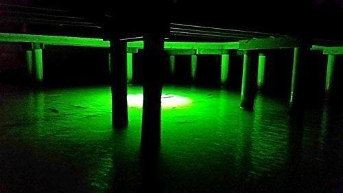 Green Blob Underwater Fishing Light for Docks 7500 Lumen, 110 volts with 30ft Cord Fishing Lights Green Blob Outdoors 