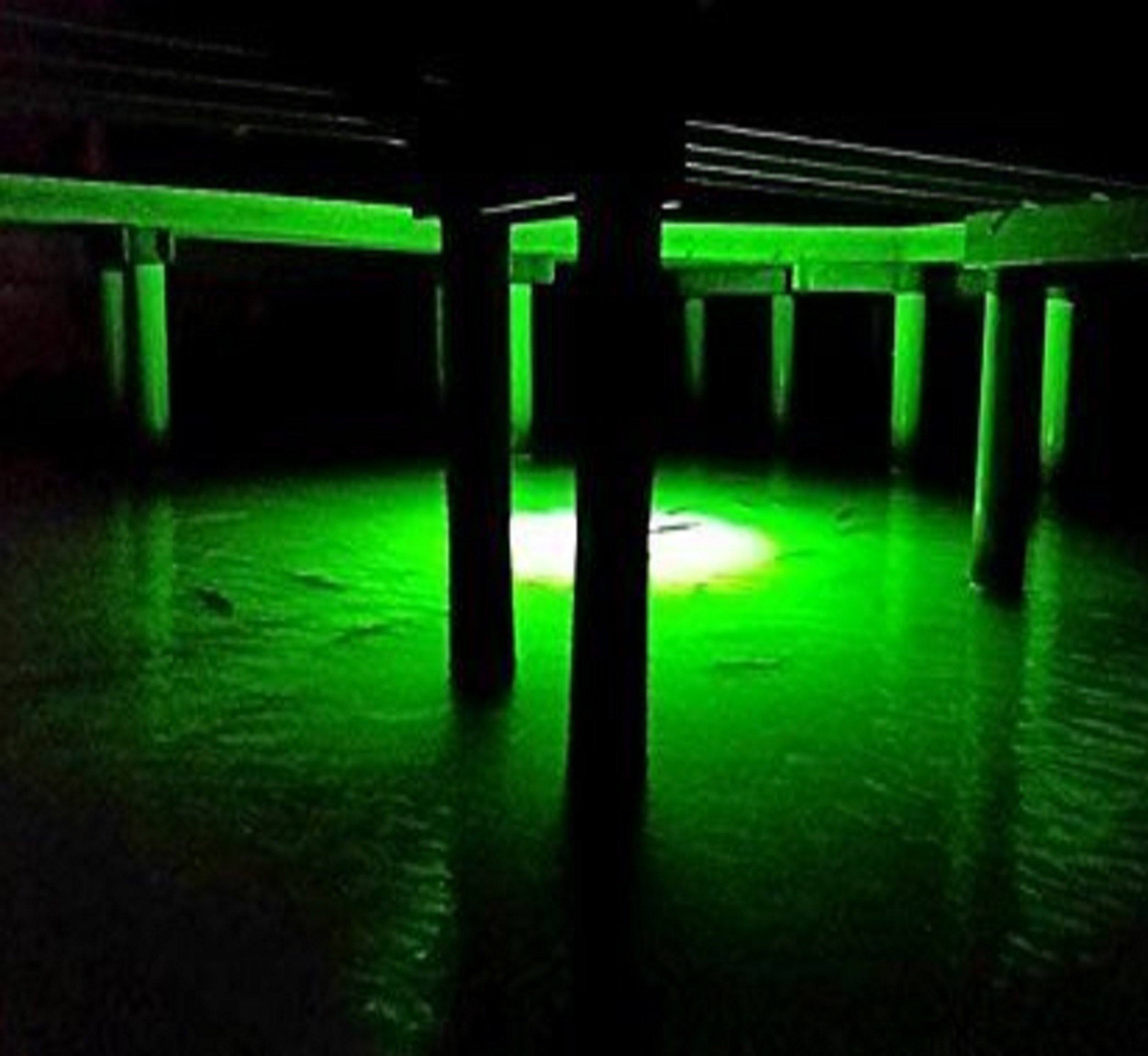 Night Fishing Underwater Fishing Light 15000 LUMEN Green LED Boat Bright  Strip