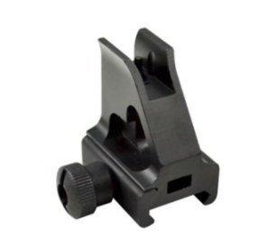 Iron Sights ( GBO-LP ) Match Grade Model M4 AR15 Rear &amp; Low Profile Front Sight for Flat Top Picatinny Rails sights Green Blob Outdoors 