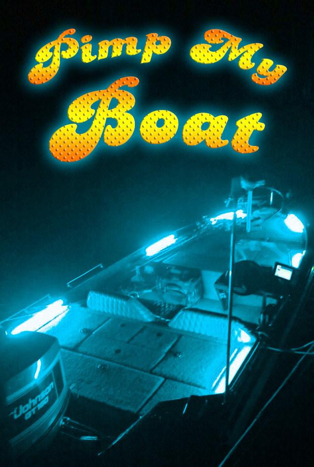 Pimp My Boat (Blue) LED Boat Deck Lighting Kit DIY with Red & Green Navigation lights Pimp my Boat Green Blob Outdoors 