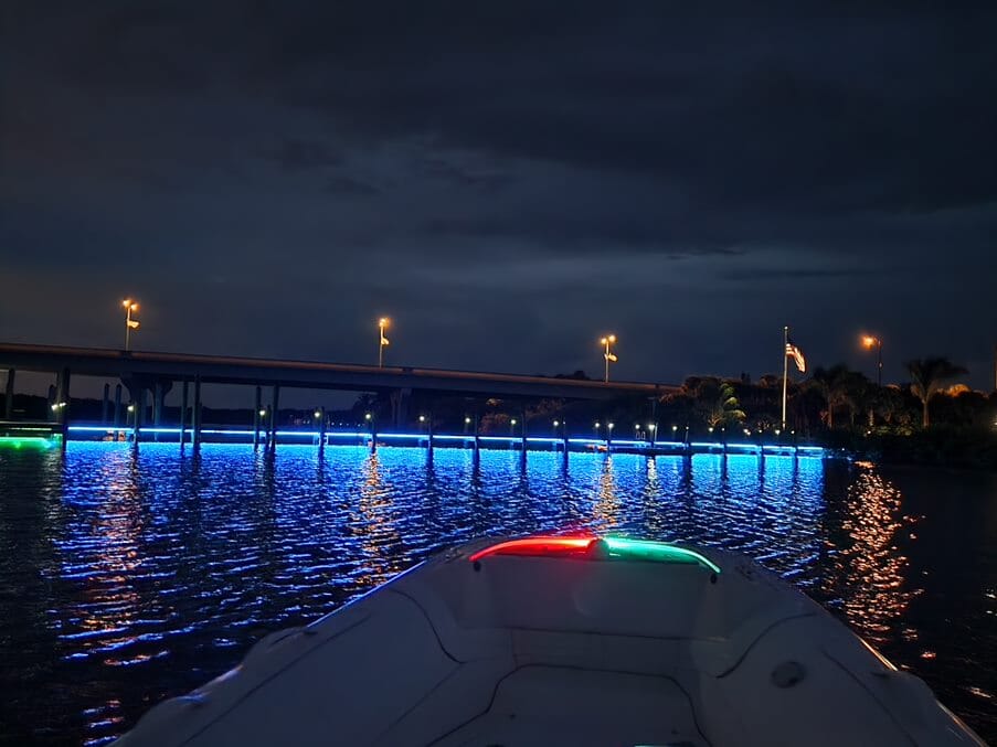 Pimp My Dock 50ft Length DIY Neon Multi-Color, Color Changing Premium LED Under Dock Accent Lighting Kit IP68 Completely Waterproof Pimp My Dock Green Blob Outdoors 